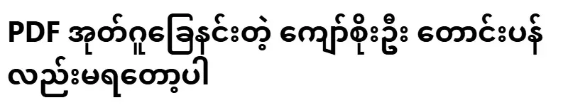 Kyaw Soe Oo, who stepped on the PDF tomb, can't even apologize anymore