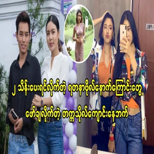 A university student who came up with a story about Yadanar Bo, a beautiful actress who had good business